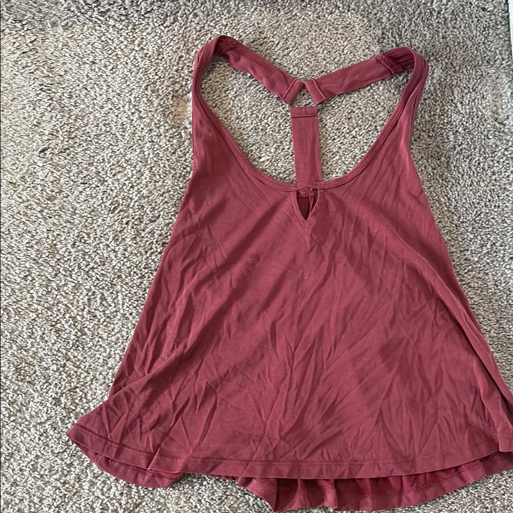 Forever 21 Pink Backless Tank Top
